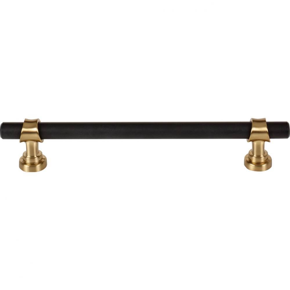 Bit Pull 6 5/16 Inch (c-c) Flat Black and Honey Bronze