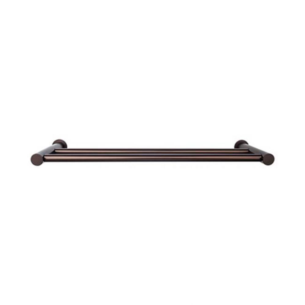 Hopewell Bath Towel Bar 18 Inch Double Oil Rubbed Bronze