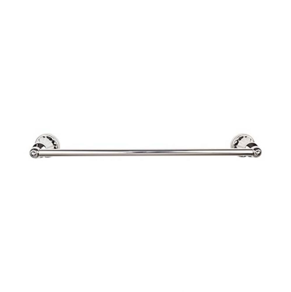 Hudson Bath Towel Bar 24 Inch Single Polished Nickel