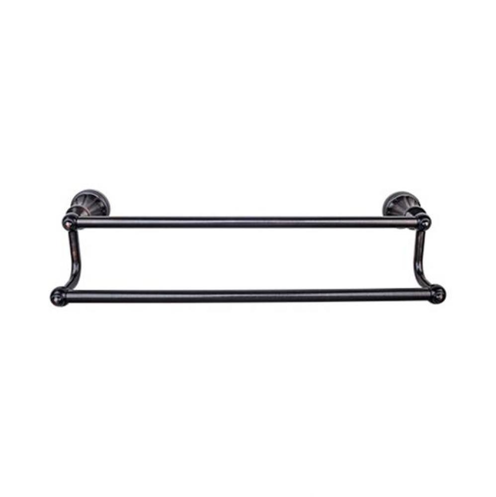 Hudson Bath Towel Bar 24 Inch Double Tuscan Bronze