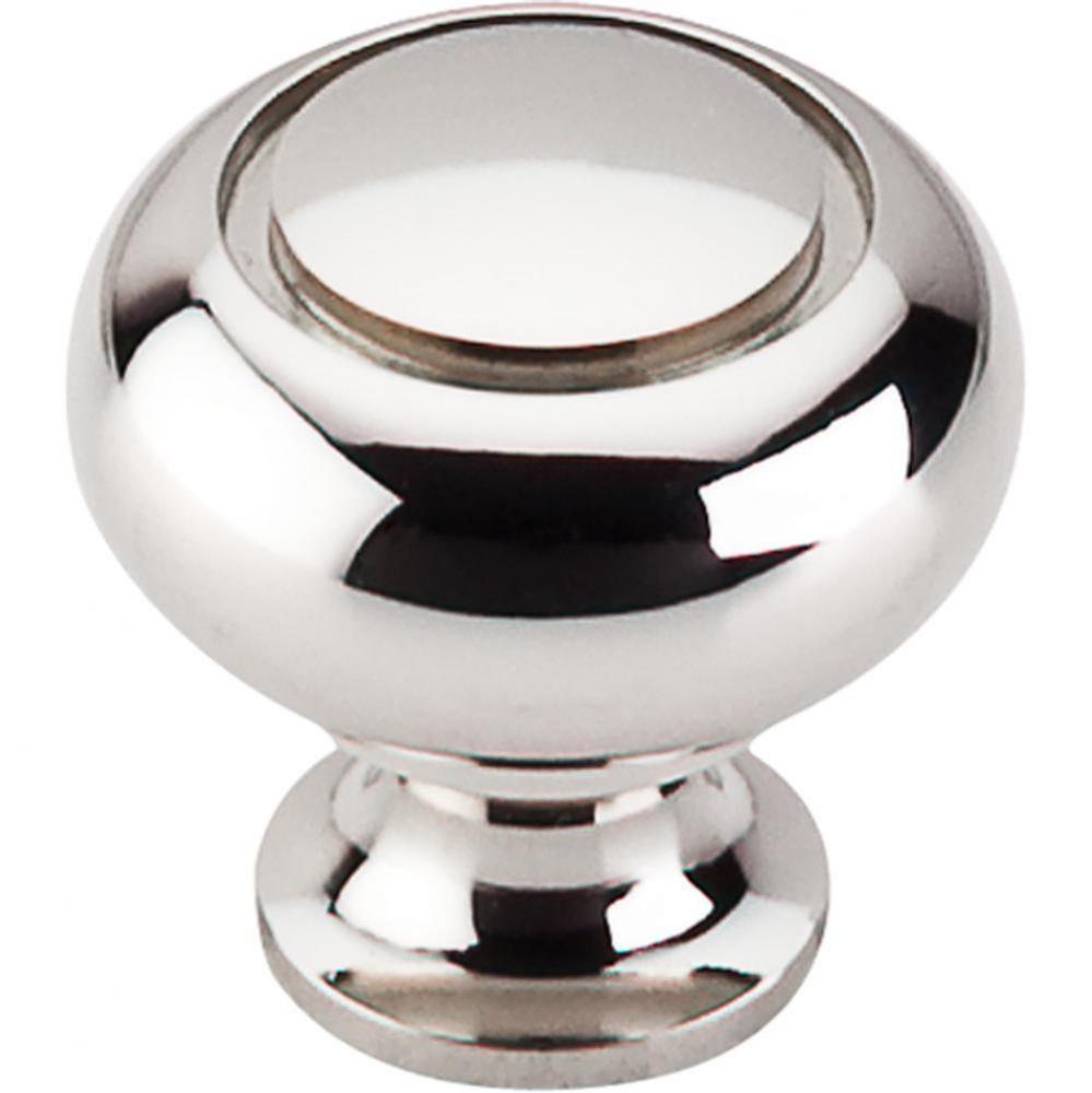 Ring Knob 1 1/4 Inch Polished Nickel