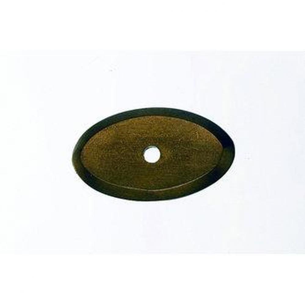 Aspen Oval Backplate 1 1/2 Inch Light Bronze