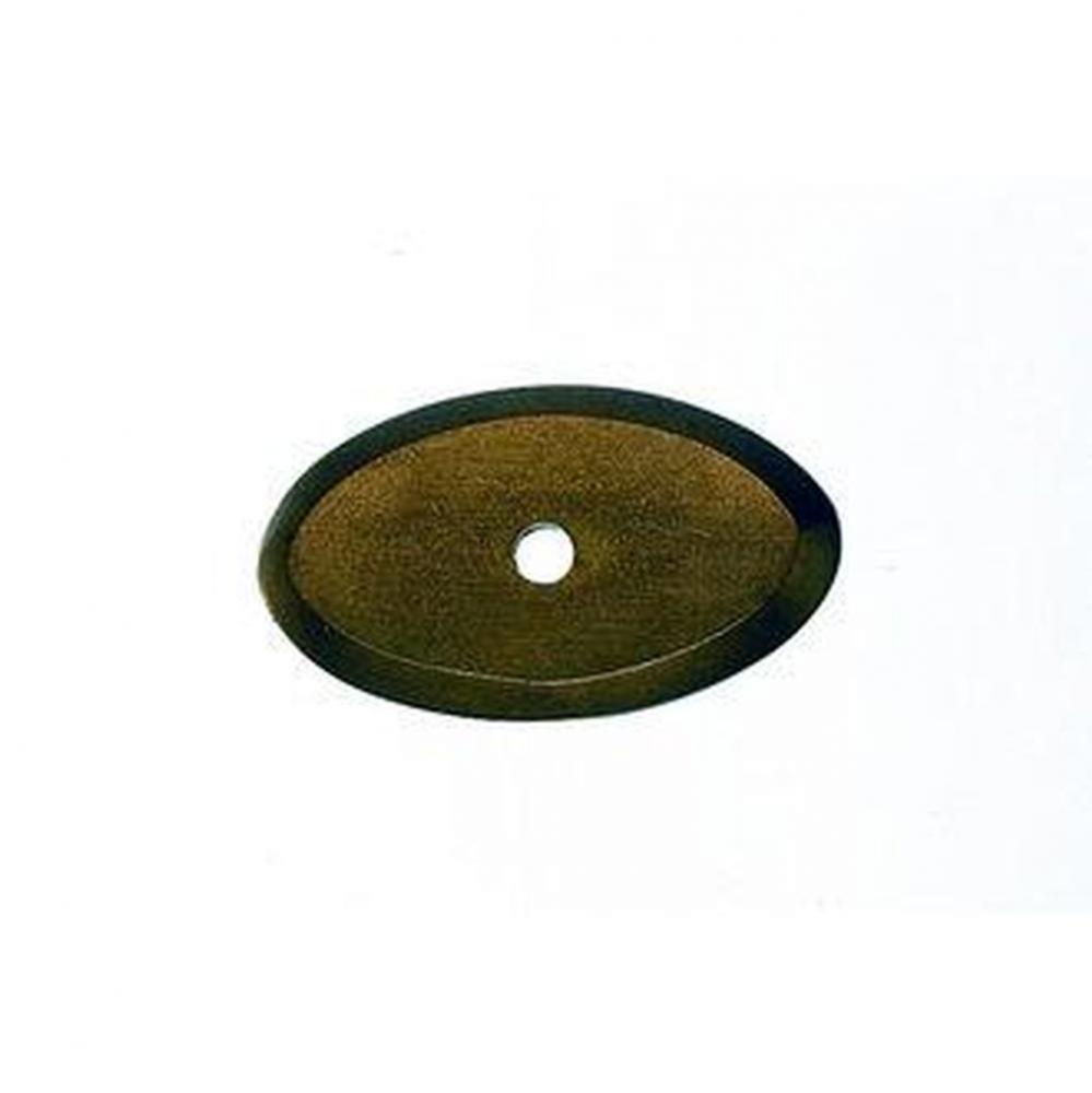 Aspen Oval Backplate 1 3/4 Inch Light Bronze