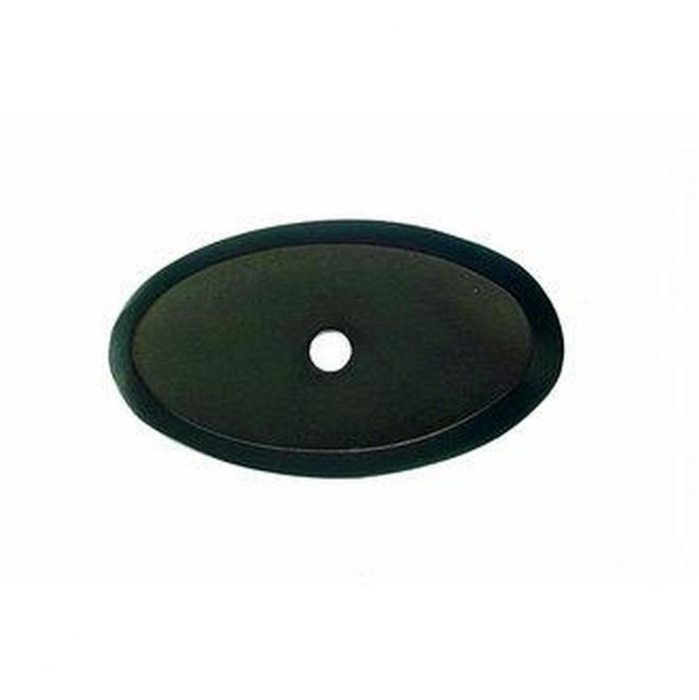 Aspen Oval Backplate 1 3/4 Inch Medium Bronze