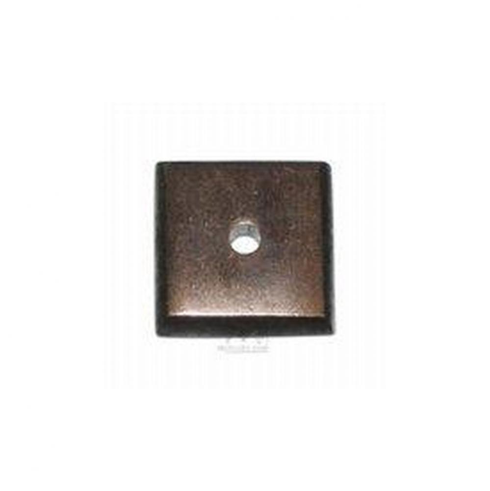 Aspen Square Backplate 7/8 Inch Medium Bronze