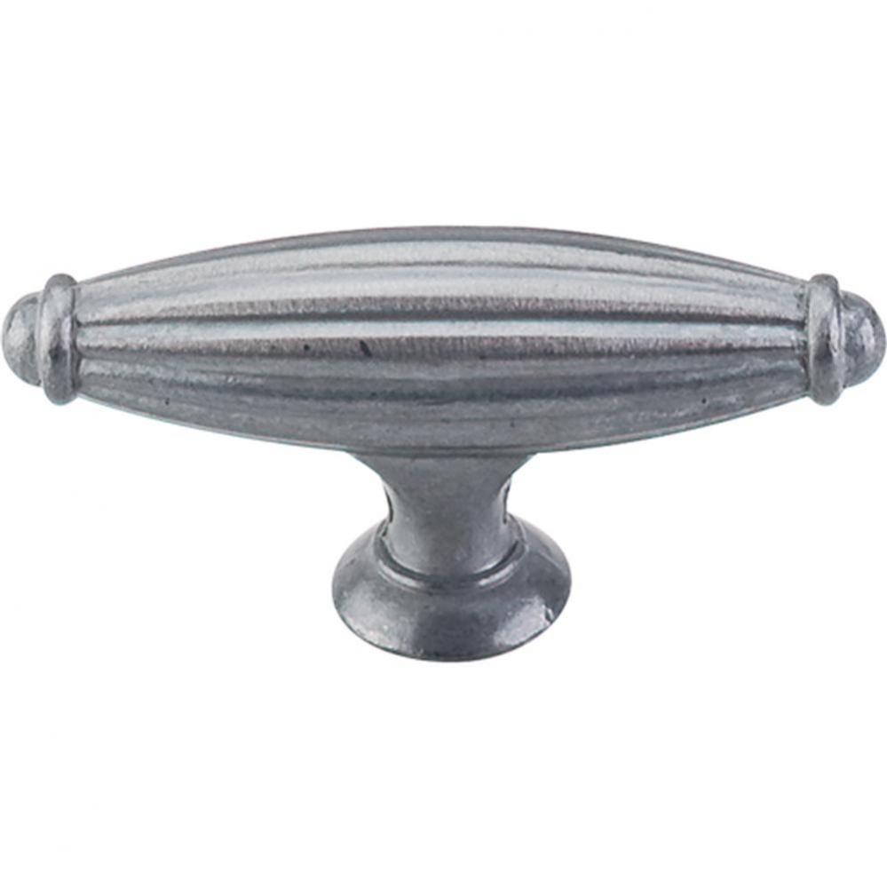 Tuscany T-Handle 2 5/8 Inch Pewter Light