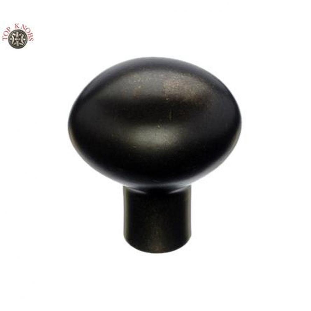 Aspen Small Egg Knob 1 3/16 Inch Medium Bronze