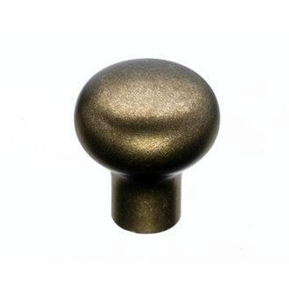 Aspen Round Knob 7/8 Inch Light Bronze