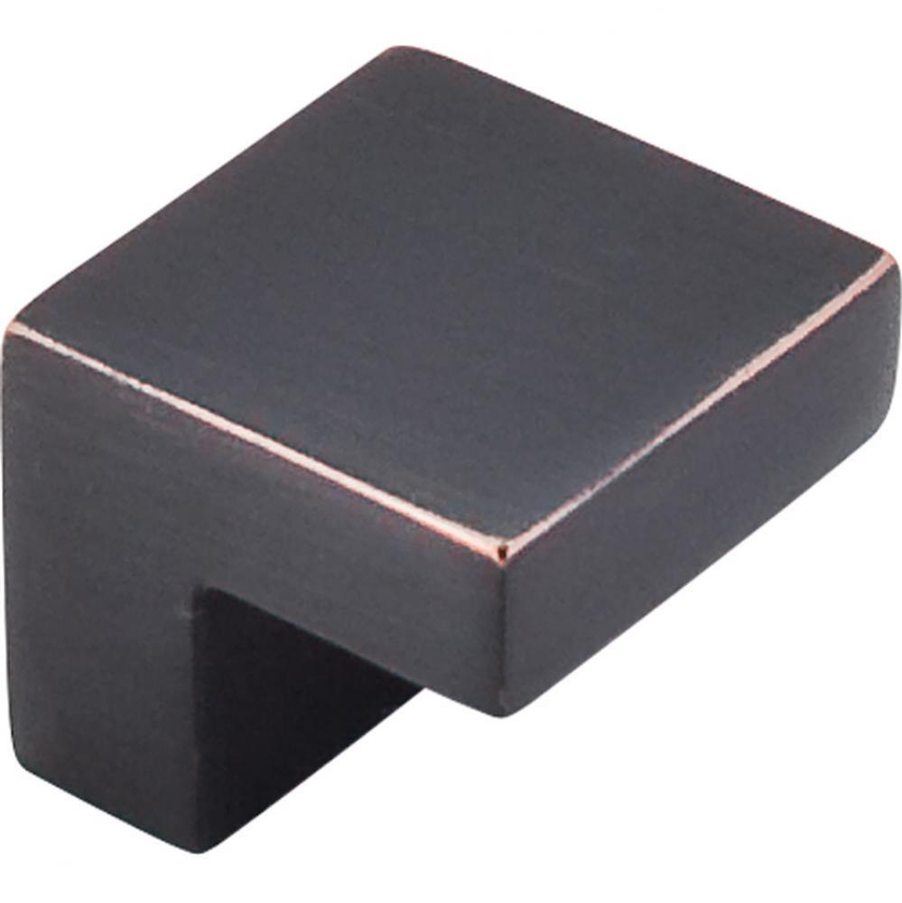 Square Knob 5/8 Inch (c-c) Tuscan Bronze