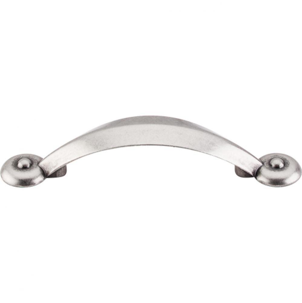 Angle Pull 3 Inch (c-c) Pewter Antique