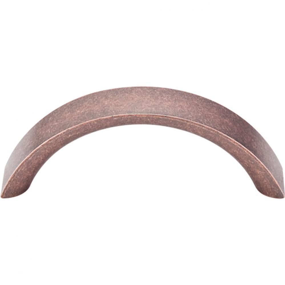 Crescent Pull 3 Inch (c-c) Antique Copper