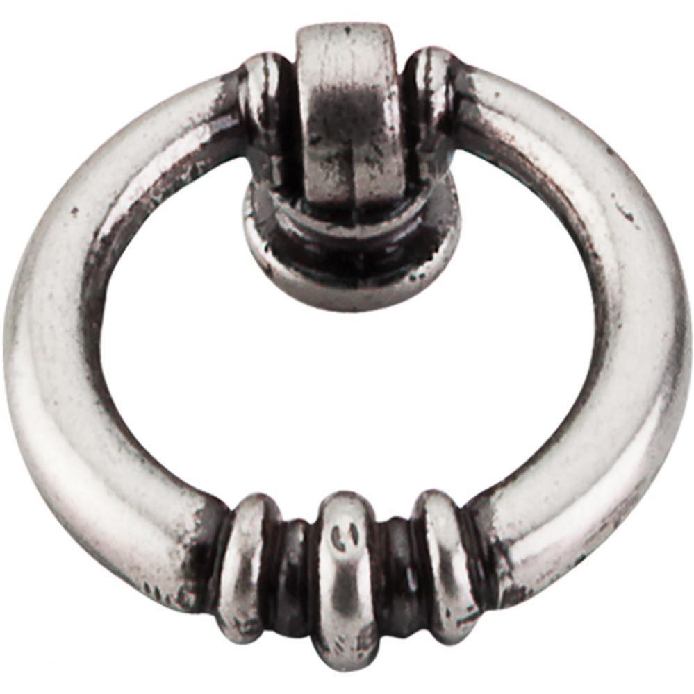 Newton Ring 1 1/2 Inch Pewter Antique