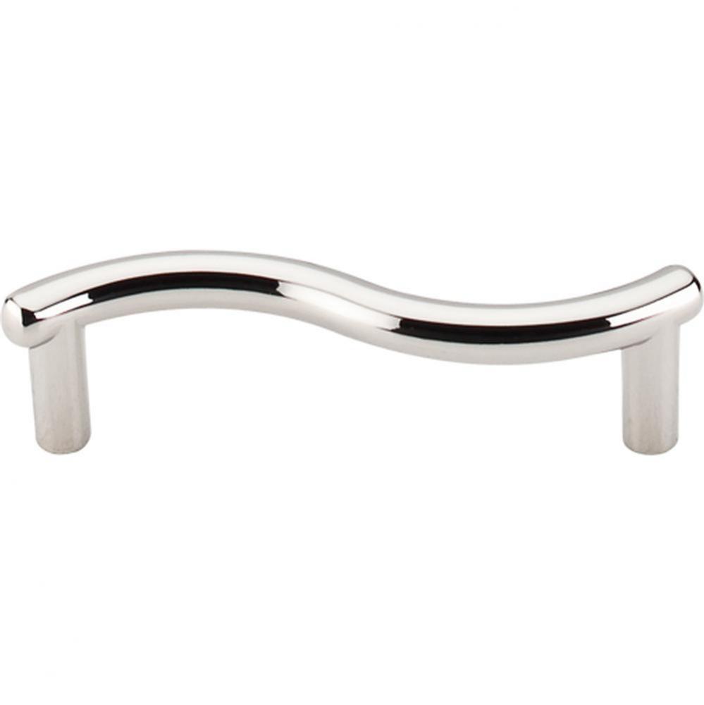 Spiral Pull 3 Inch (c-c) Polished Nickel