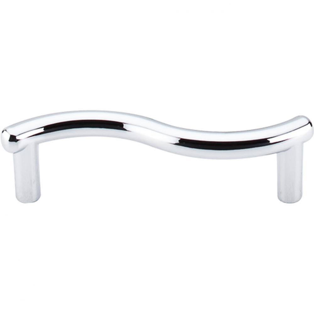 Spiral Pull 3 Inch (c-c) Polished Chrome