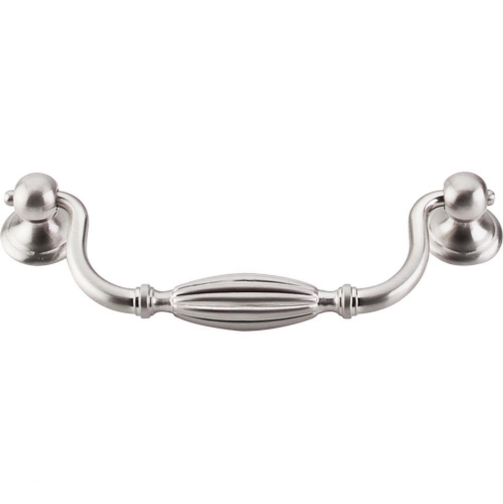 Tuscany Drop Pull 5 1/16 Inch (c-c) Brushed Satin Nickel