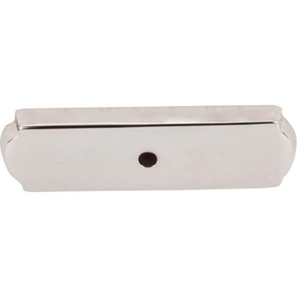 Aspen II Rectangle Backplate 2 1/2 Inch Polished Nickel