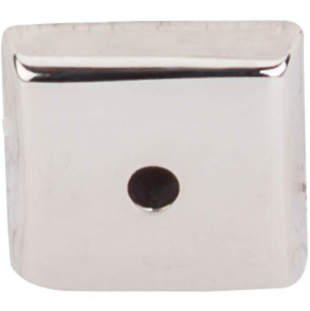 Aspen II Square Backplate 7/8 Inch Polished Nickel