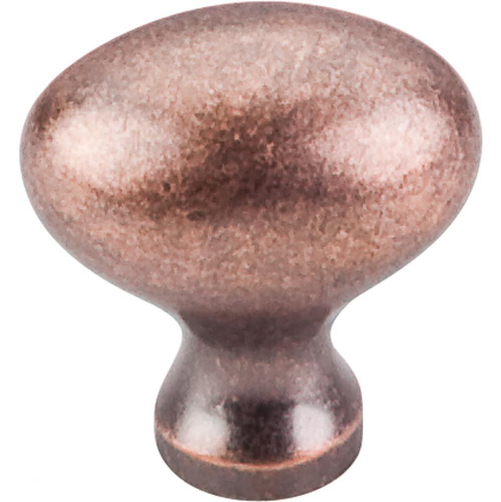 Egg Knob 1 1/4 Inch Antique Copper