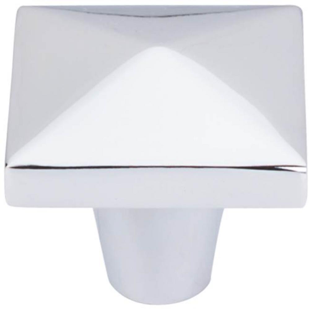 Aspen II Square Knob 1 1/2 Inch Polished Chrome