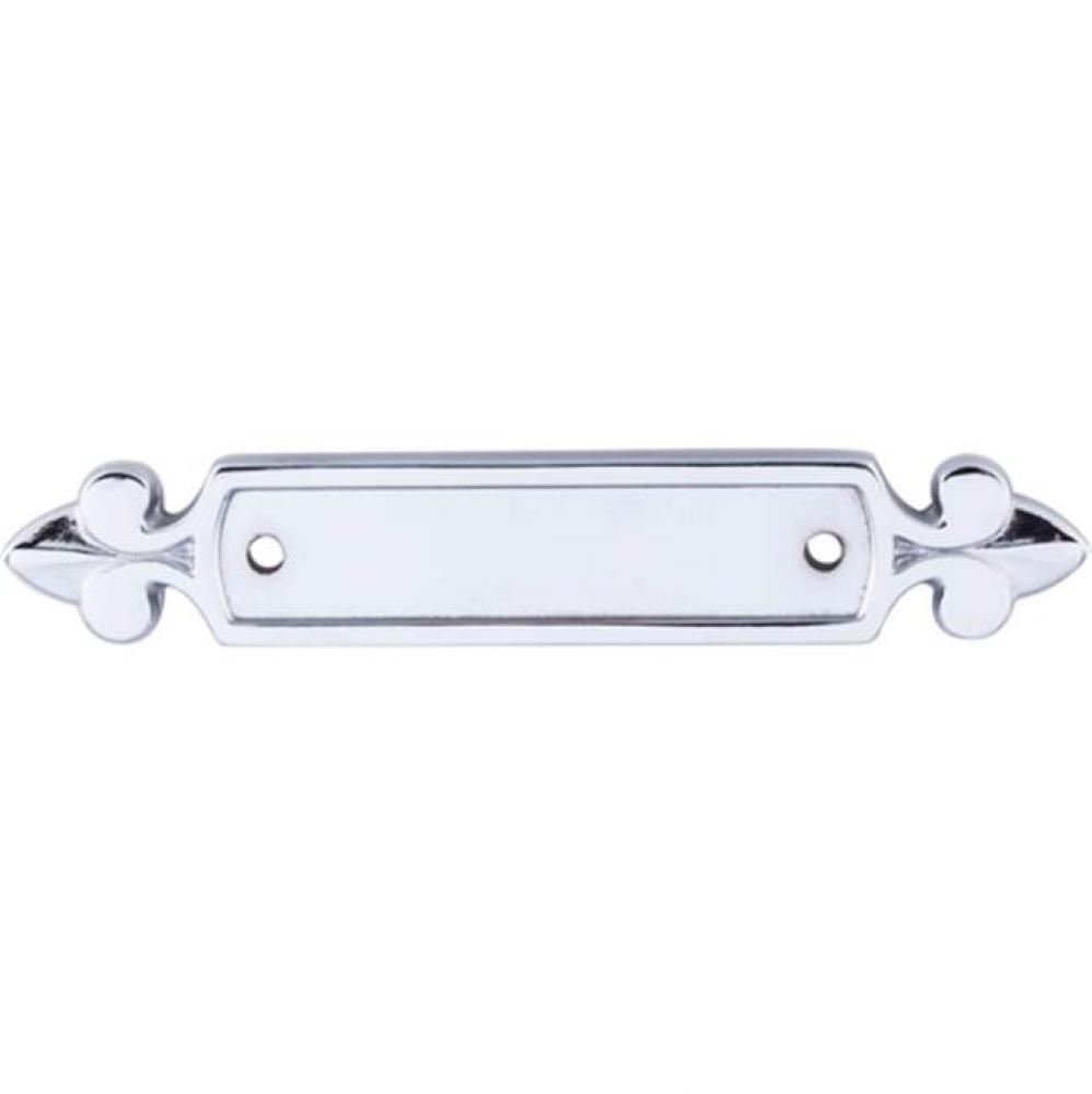 Dover Backplate 2 1/2 Inch (c-c) Polished Chrome