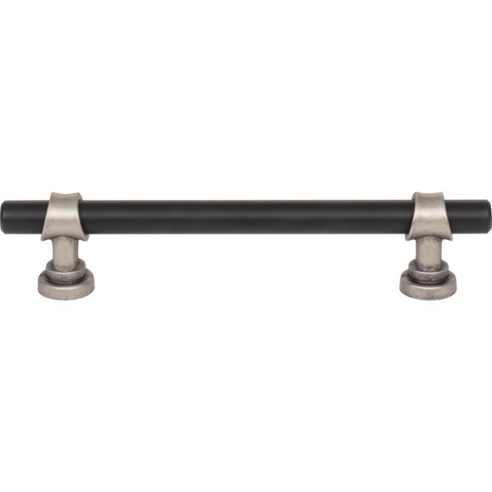 Bit Pull 5 1/16 Inch (c-c) Flat Black and Pewter Antique