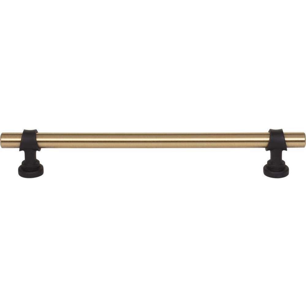 Bit Pull 7 9/16 Inch (c-c) Honey Bronze and Flat Black