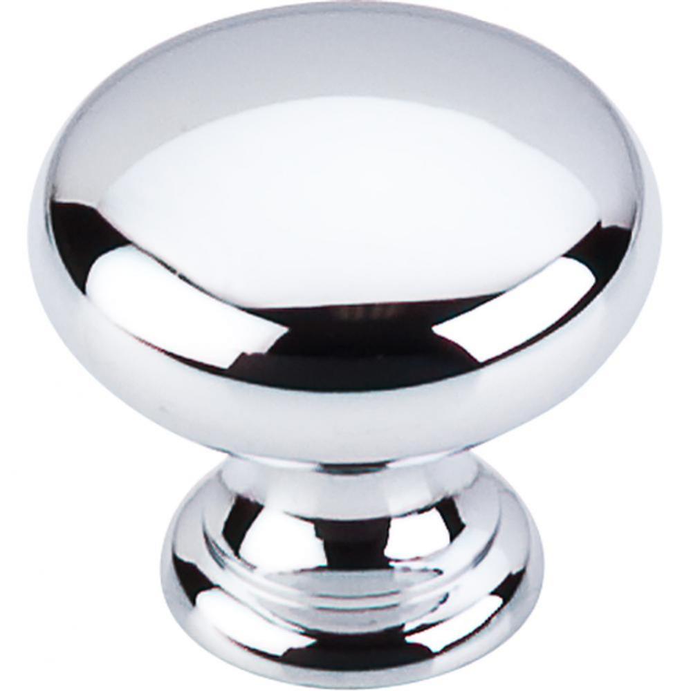 Mushroom Knob 1 1/4 Inch Polished Chrome