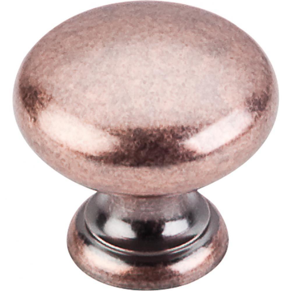 Mushroom Knob 1 1/4 Inch Antique Copper