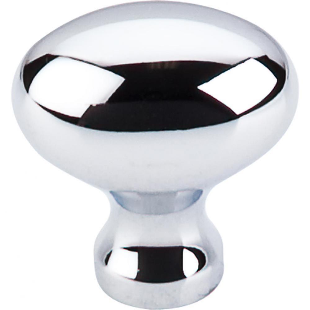 Egg Knob 1 1/4 Inch Polished Chrome