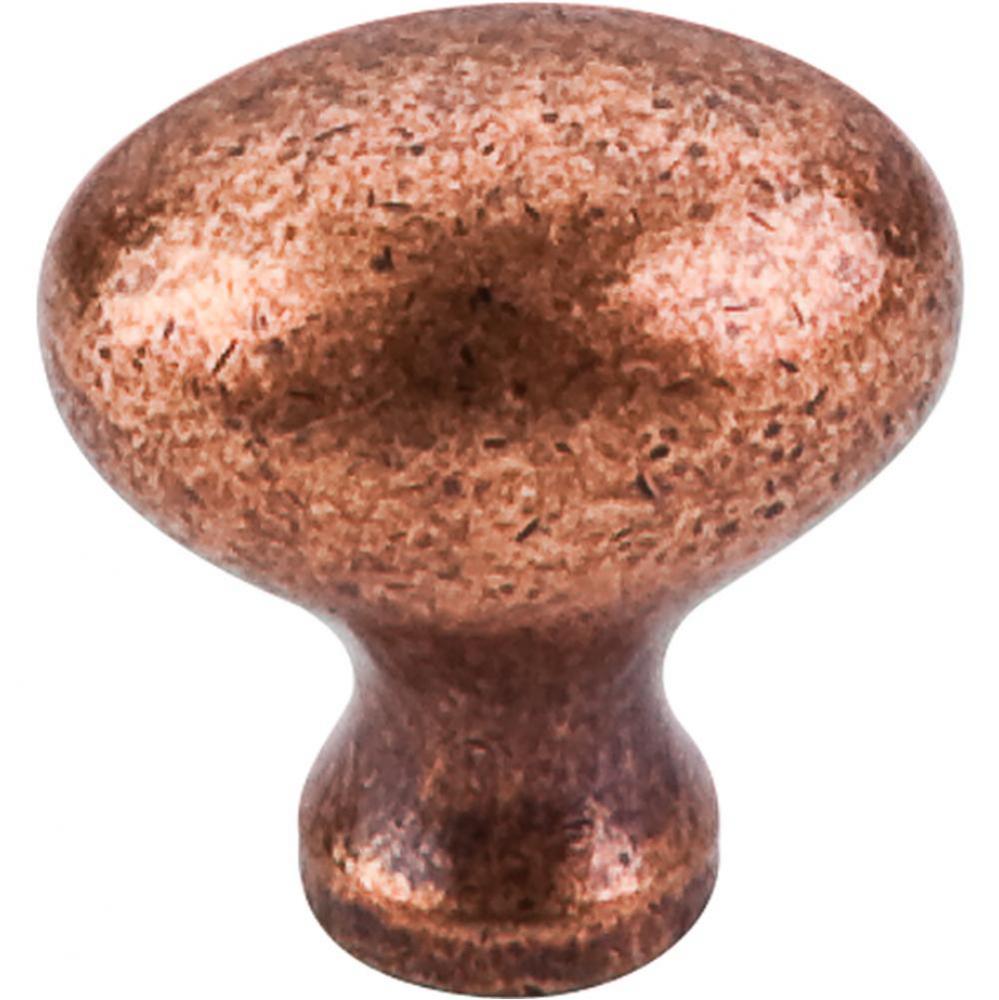 Egg Knob 1 1/4 Inch Old English Copper