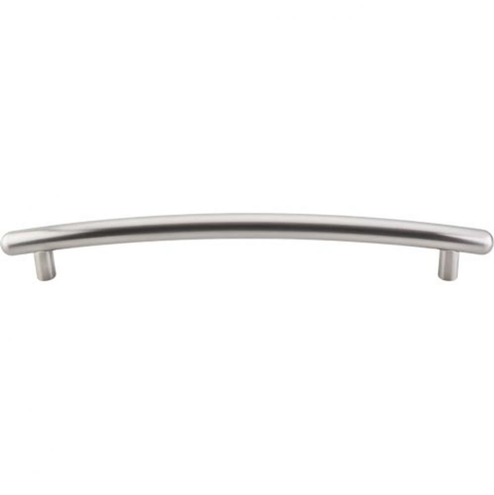 Curved Appliance Pull 12 Inch (c-c) Brushed Satin Nickel