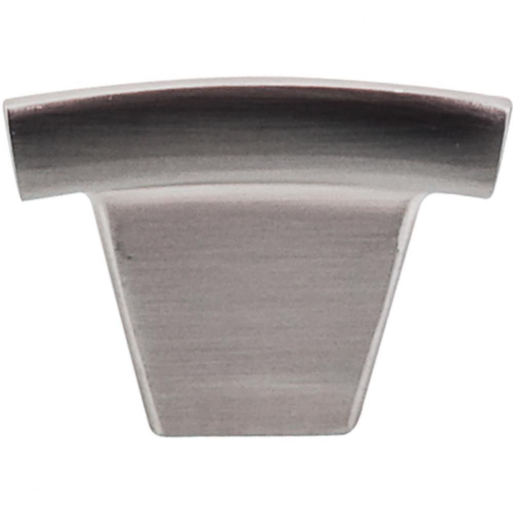 Arched Knob 1 1/2 Inch Brushed Satin Nickel