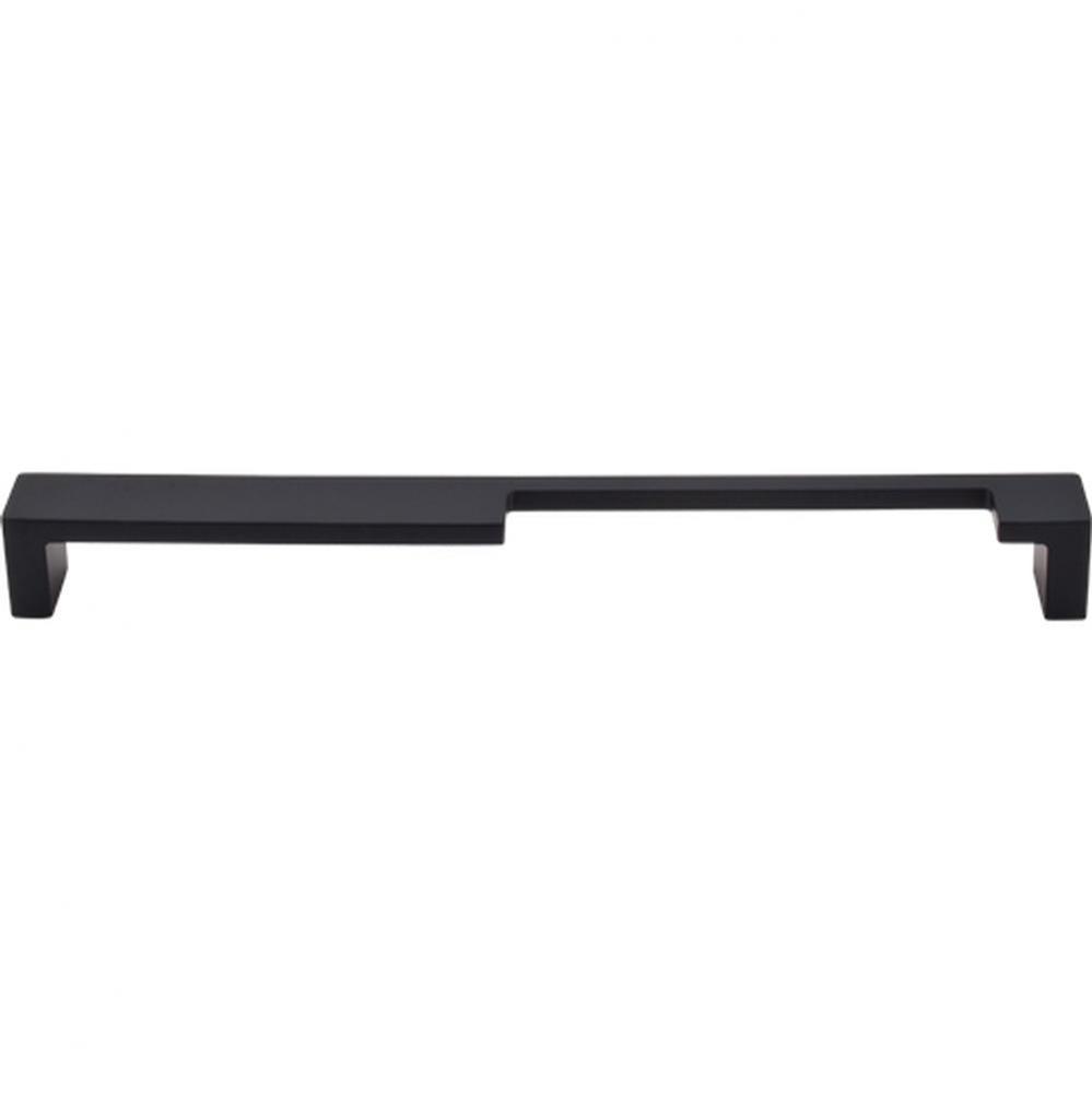 Modern Metro Notch Pull B 9 Inch (c-c) Flat Black