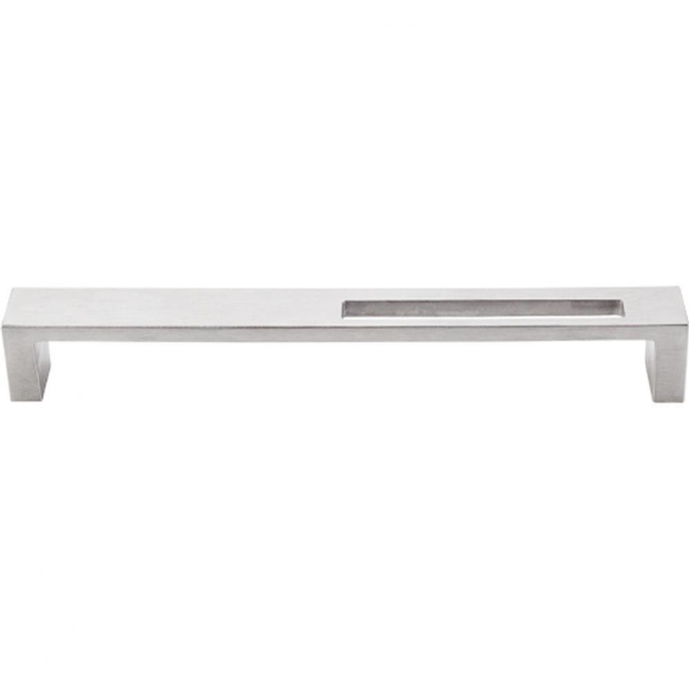 Modern Metro Slot Pull 7 Inch (c-c) Brushed Stainless Steel