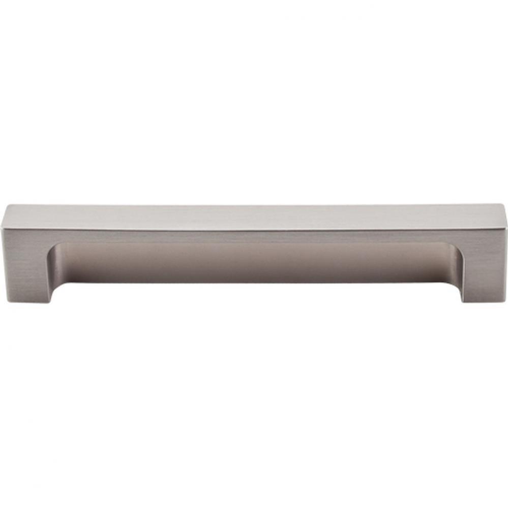 Modern Metro Tab Pull 5 Inch (c-c) Brushed Satin Nickel