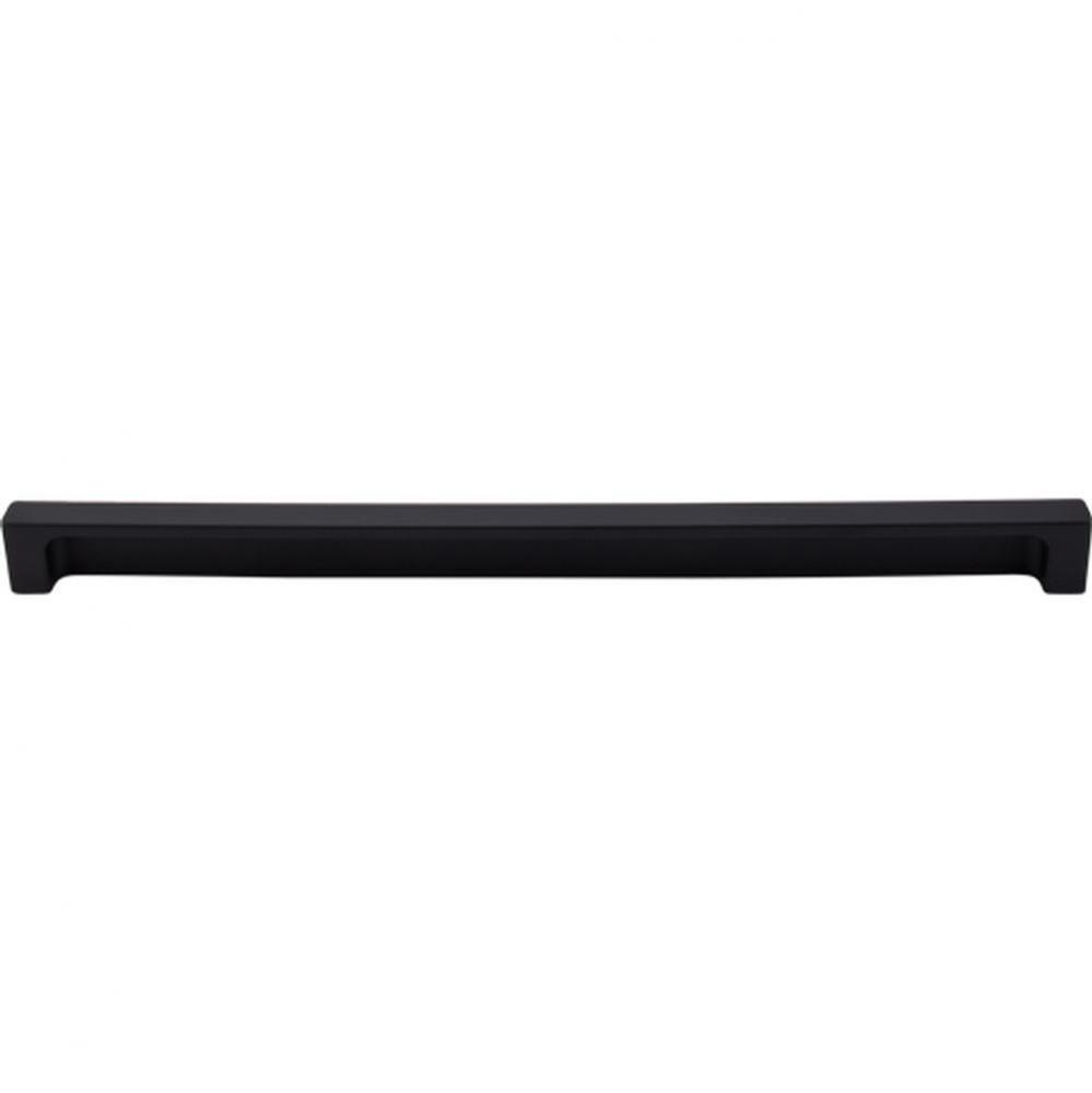 Modern Metro Tab Pull 12 Inch (c-c) Flat Black