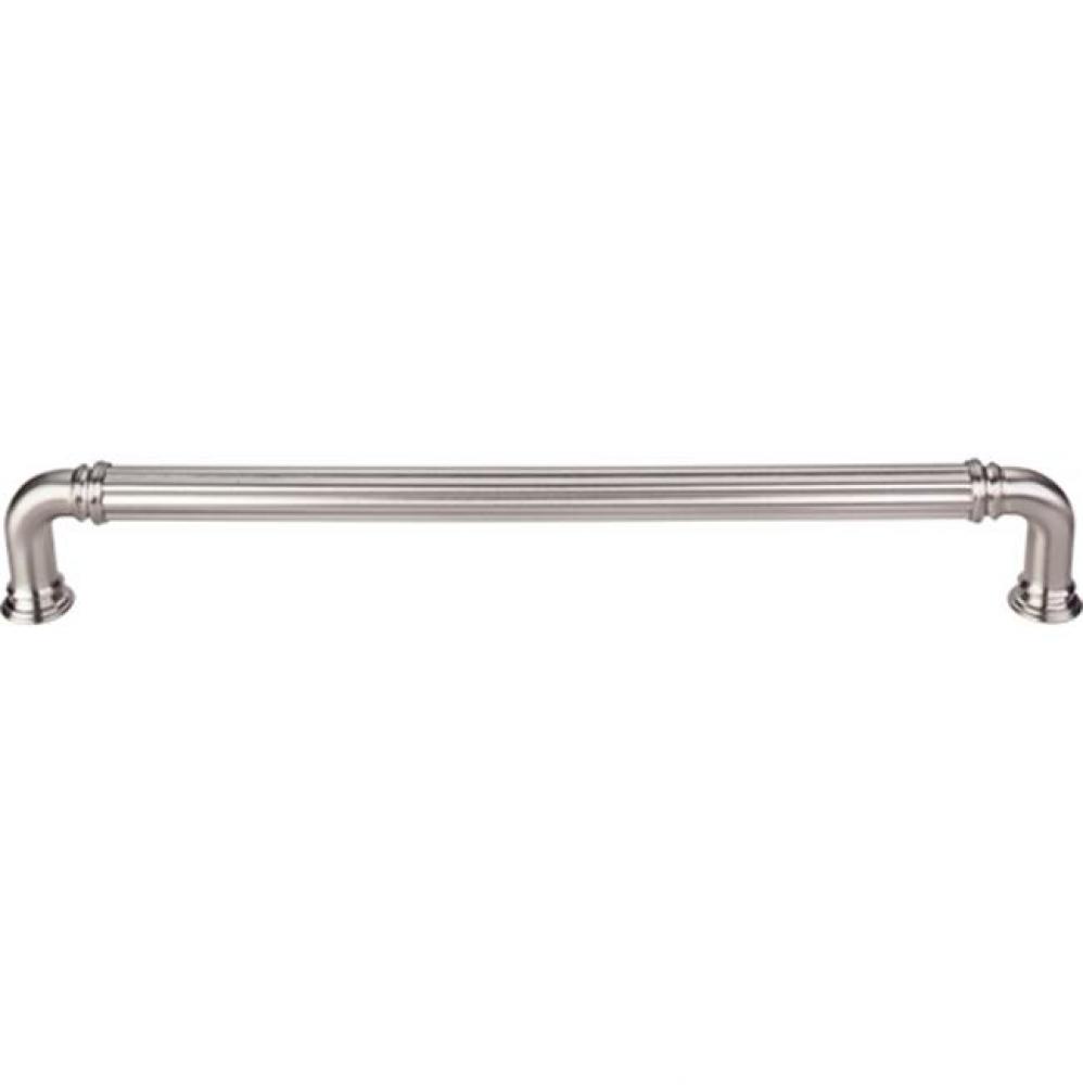 Reeded Appliance Pull 12 Inch (c-c) Brushed Satin Nickel