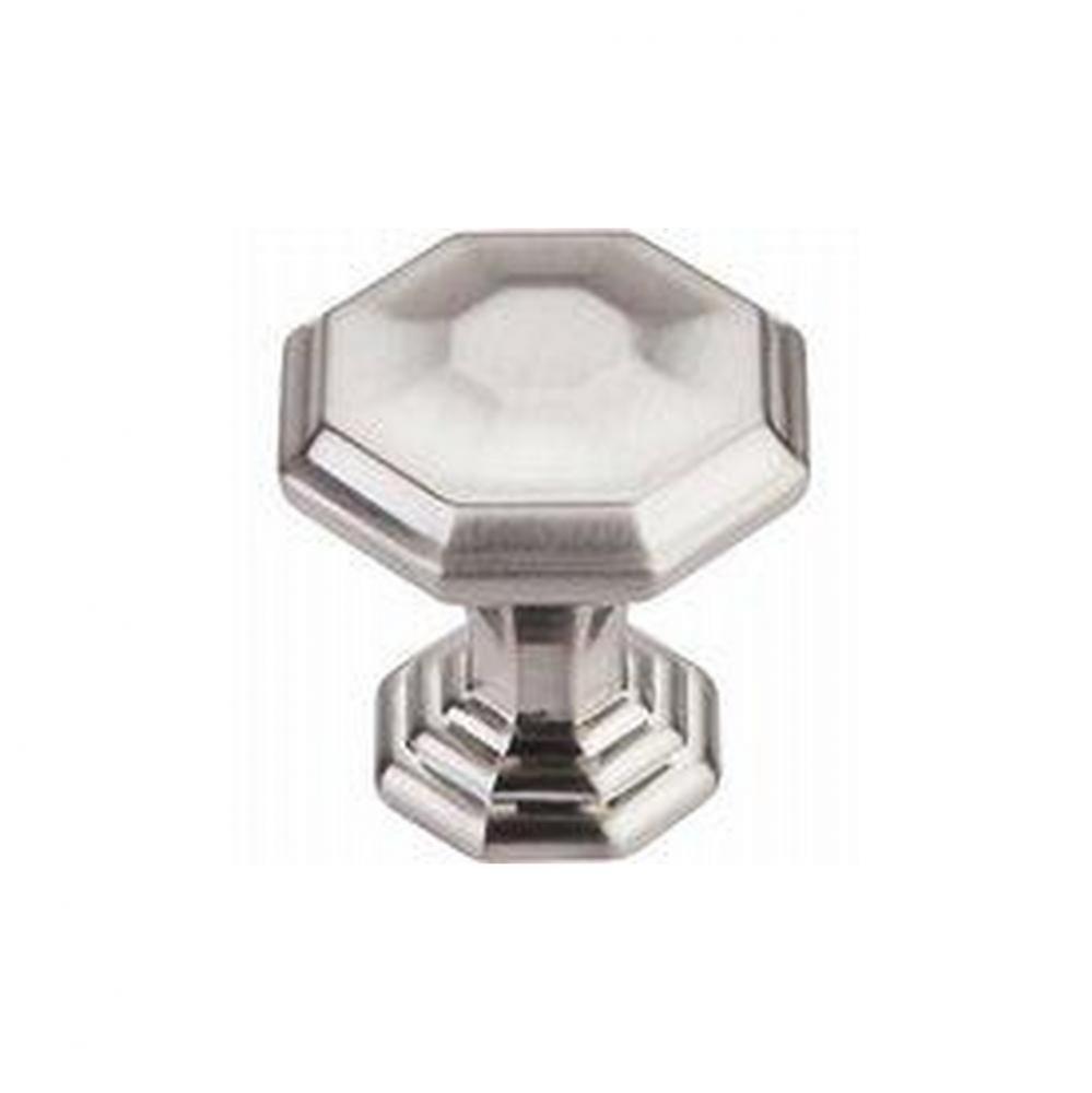 Chalet Knob 1 1/8 Inch Brushed Satin Nickel