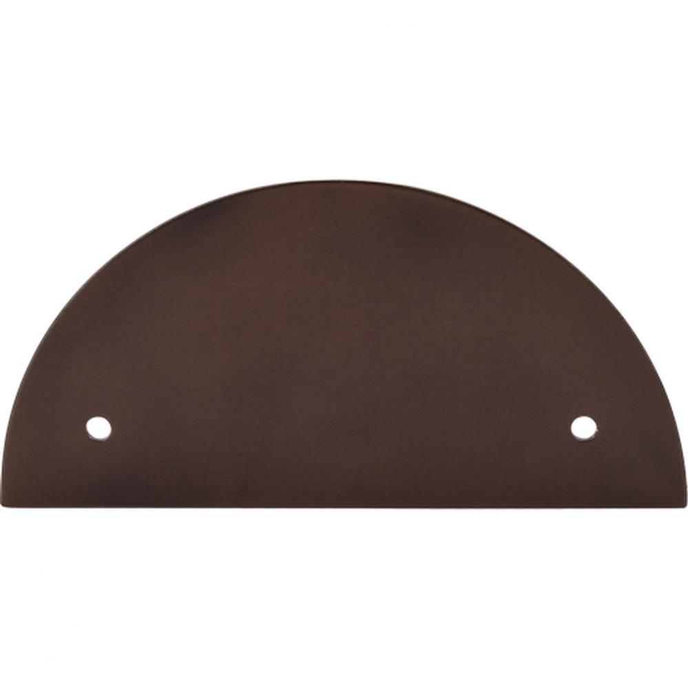 Half Circle Back Plate 3 1/2 Inch (c-c) Oil Rubbed Bronze