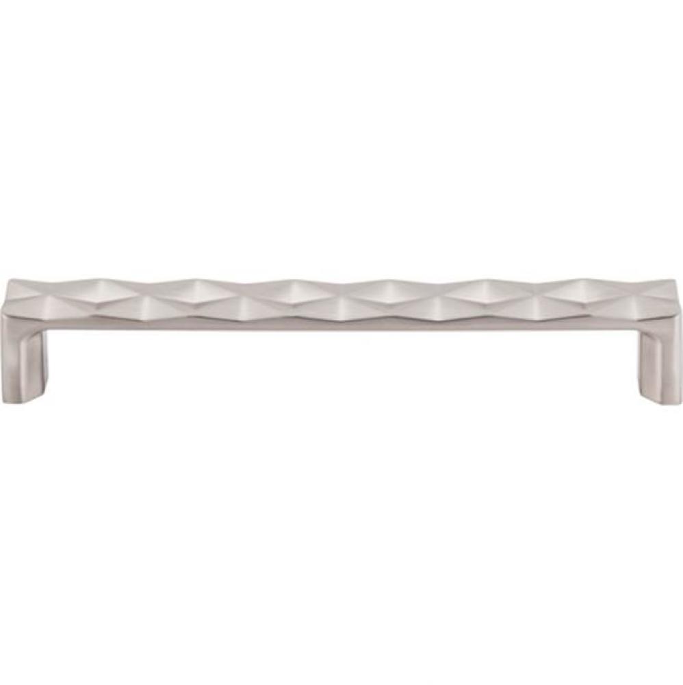 Quilted Pull 6 5/16 Inch (c-c) Brushed Satin Nickel