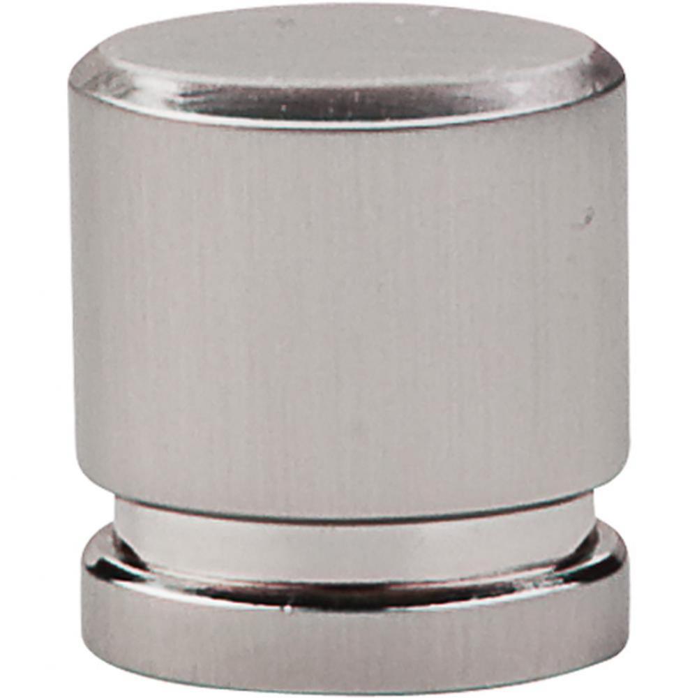 Oval Knob 1 Inch Brushed Satin Nickel