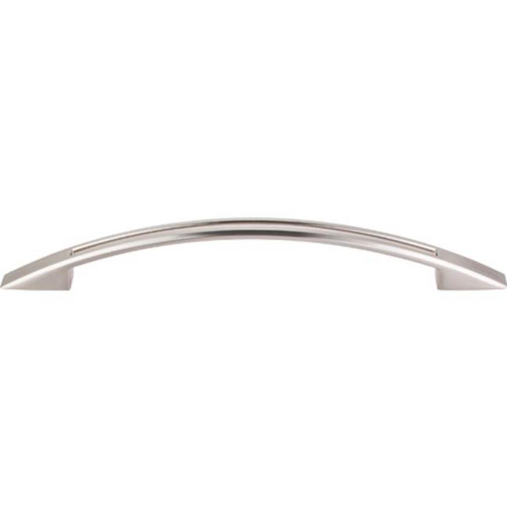 Tango Cut Out Pull 6 5/16 Inch (c-c) Brushed Satin Nickel