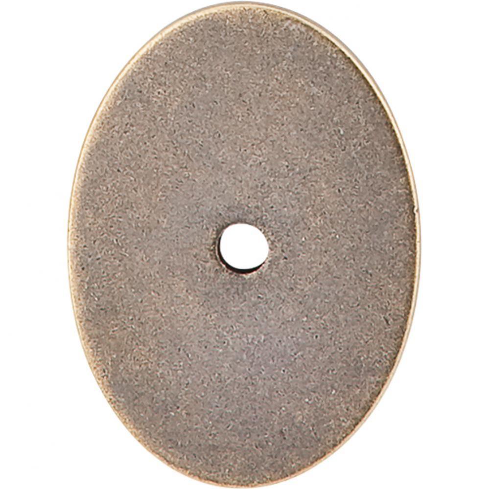 Oval Backplate 1 3/4 Inch German Bronze