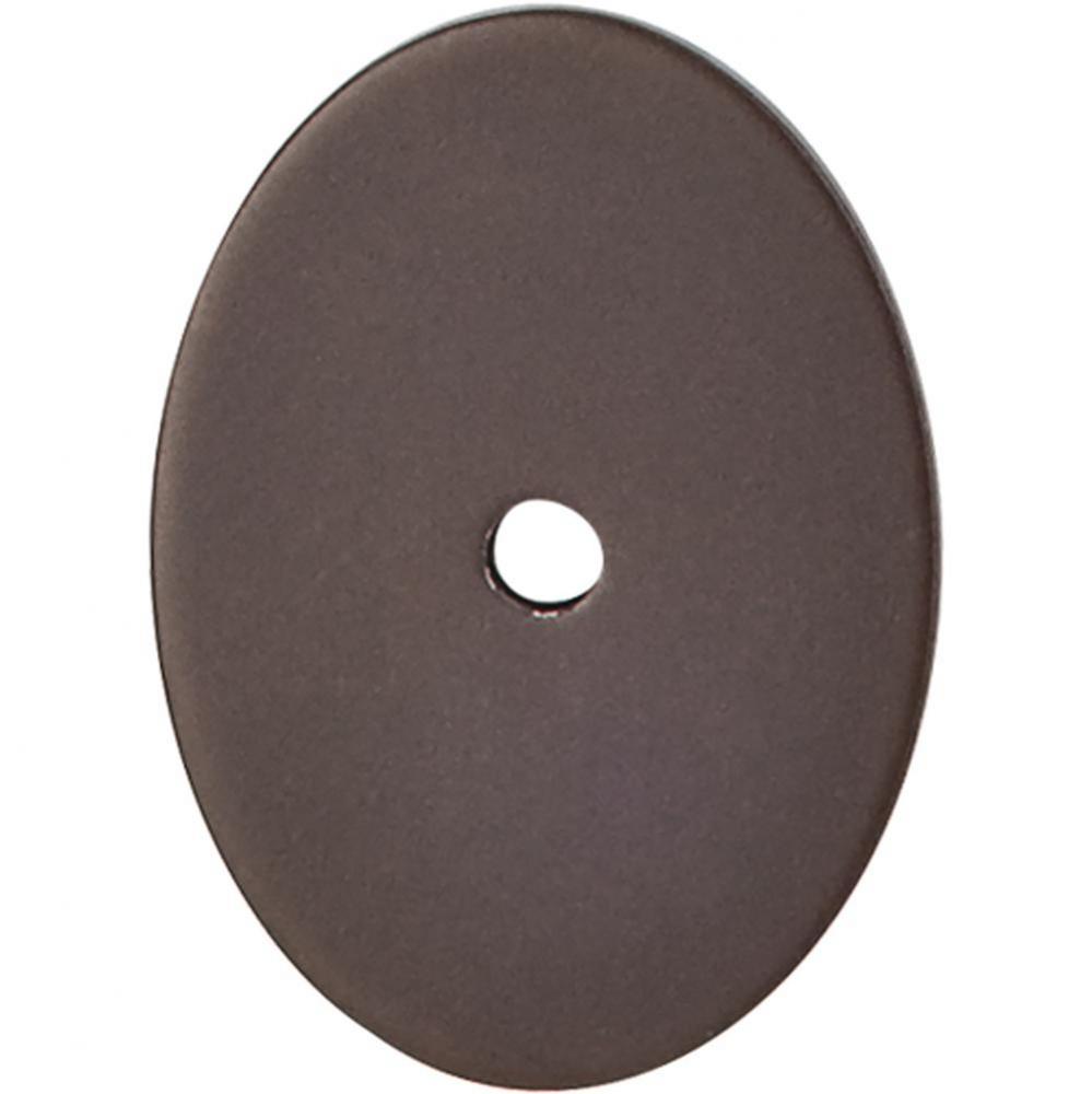 Oval Backplate 1 3/4 Inch Oil Rubbed Bronze