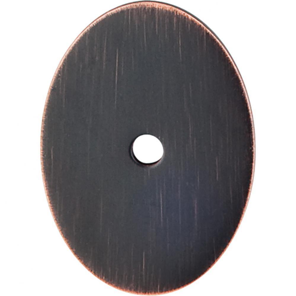 Oval Backplate 1 3/4 Inch Tuscan Bronze