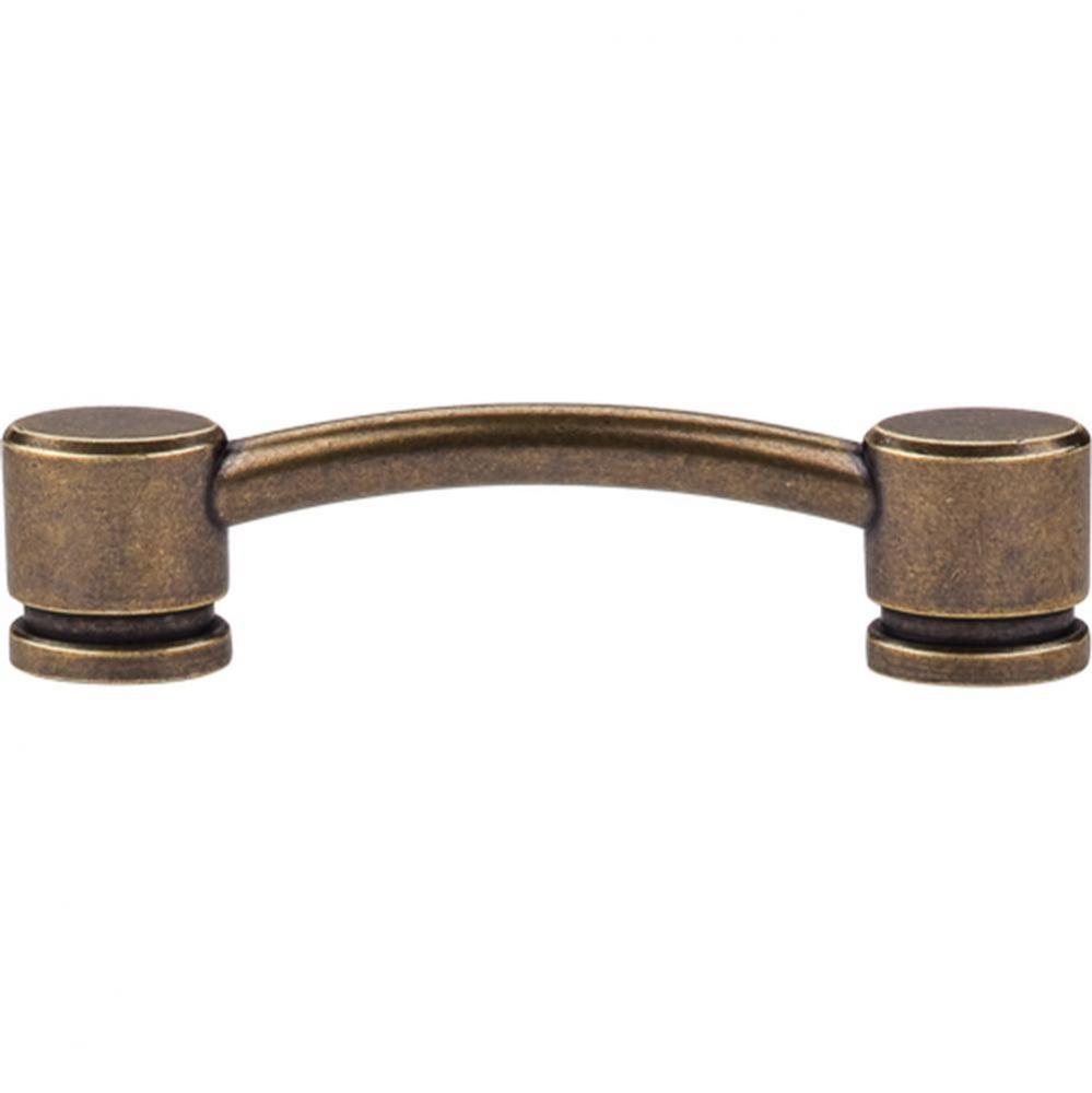 Oval Thin Pull 3 3/4 Inch (c-c) German Bronze