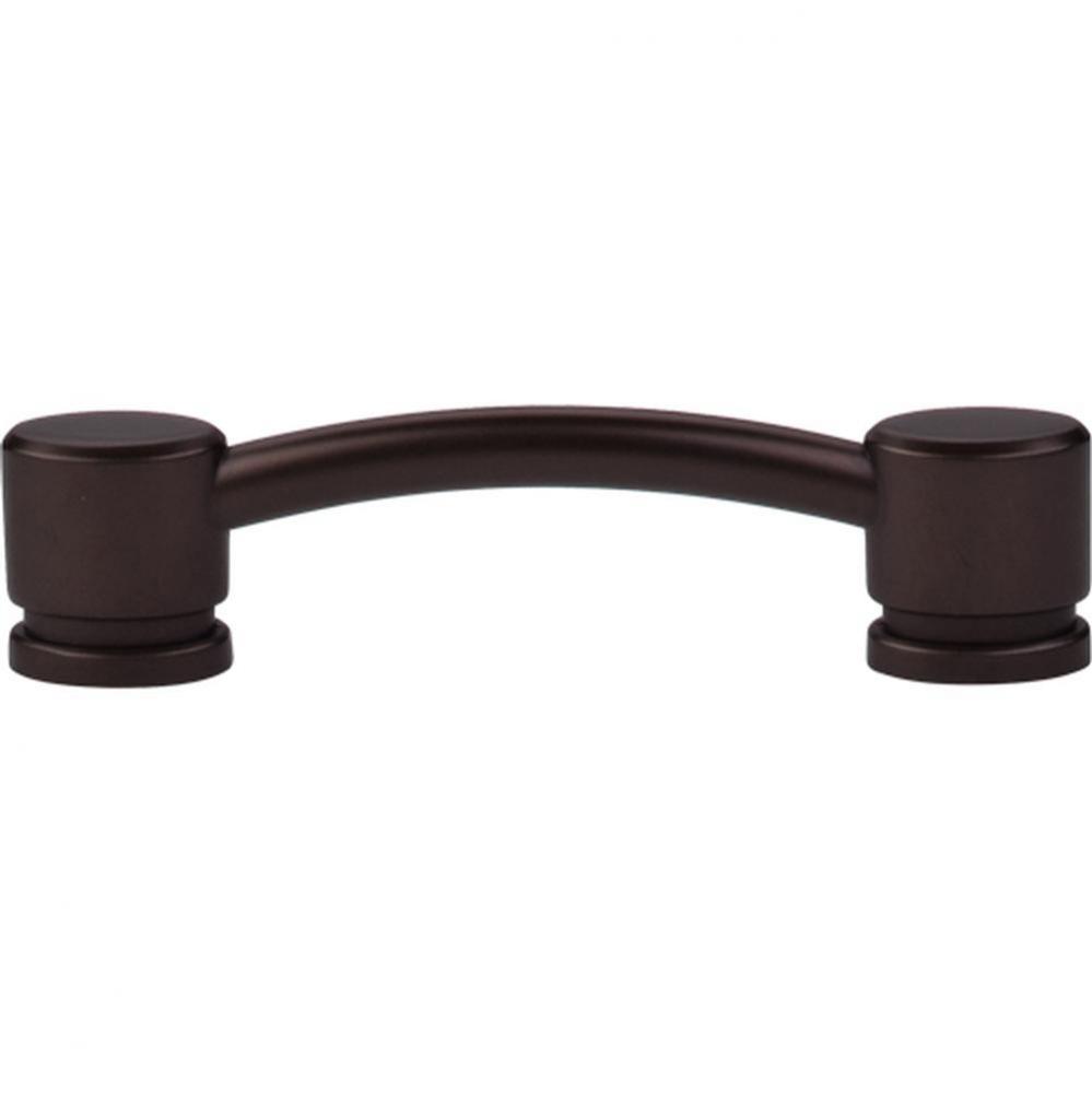 Oval Thin Pull 3 3/4 Inch (c-c) Oil Rubbed Bronze