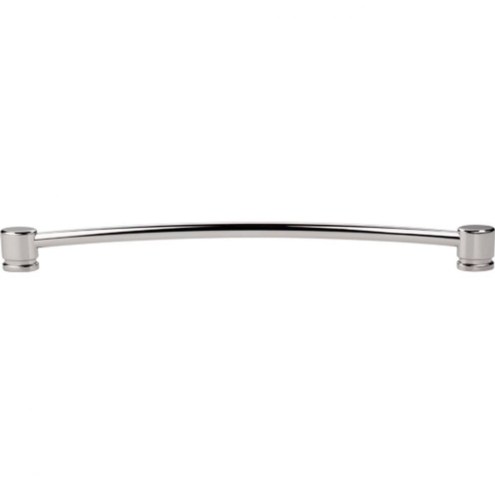 Oval Thin Pull 12 Inch (c-c) Polished Nickel