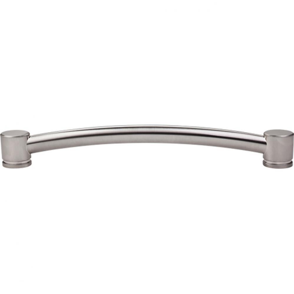 Oval Thin Appliance Pull 12 Inch (c-c) Brushed Satin Nickel