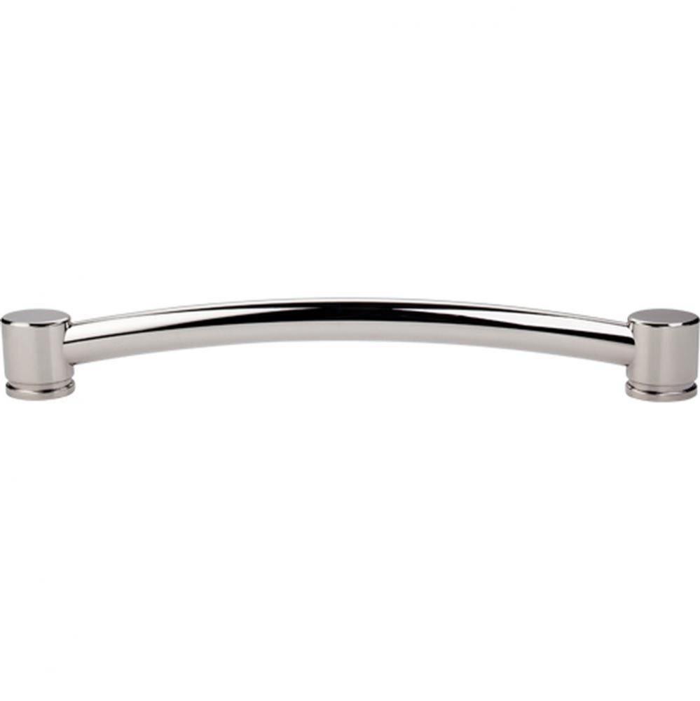 Oval Thin Appliance Pull 12 Inch (c-c) Polished Nickel